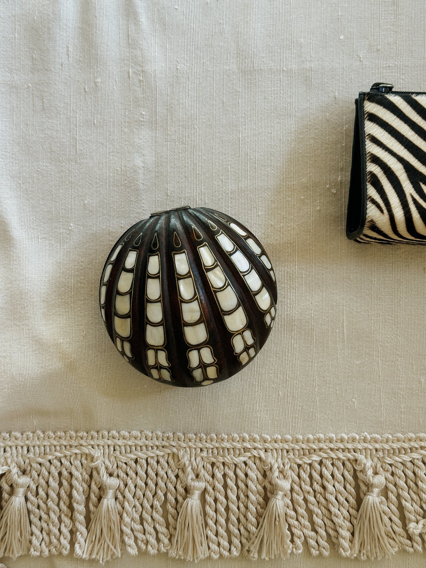 Mother of Pearl Inlay Shell Box