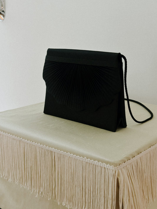 Black Satin Purse