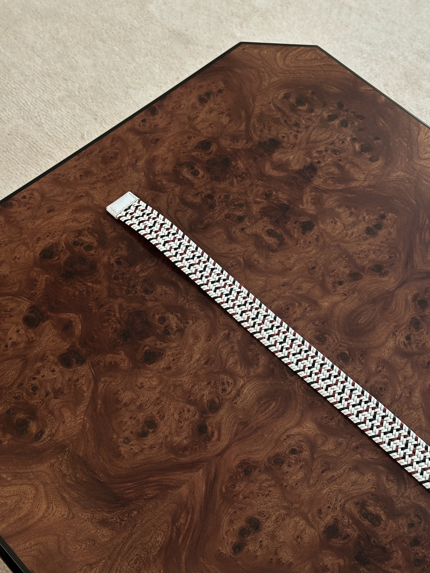 Salvatore Ferragamo Woven Leather Belt