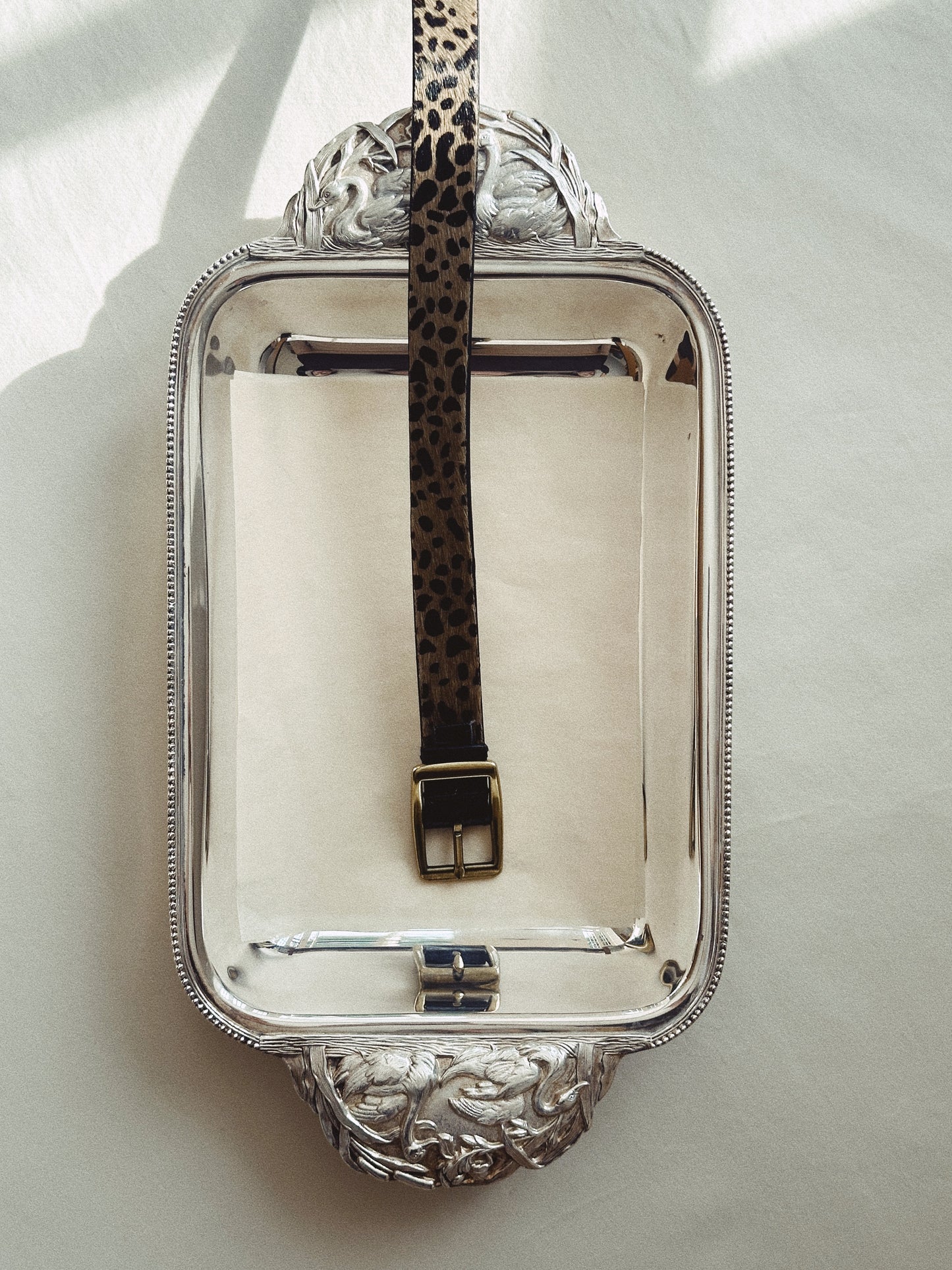 Pony Hair Oscar de la Renta Belt