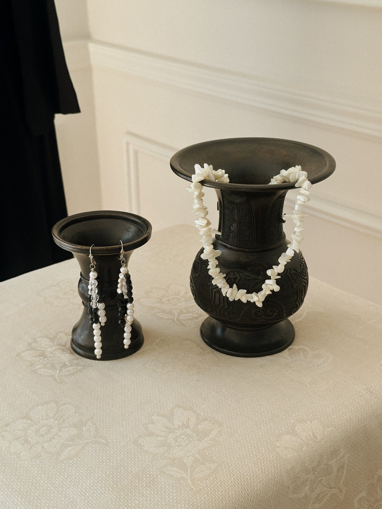 Archaistic Relief Bronze Vase