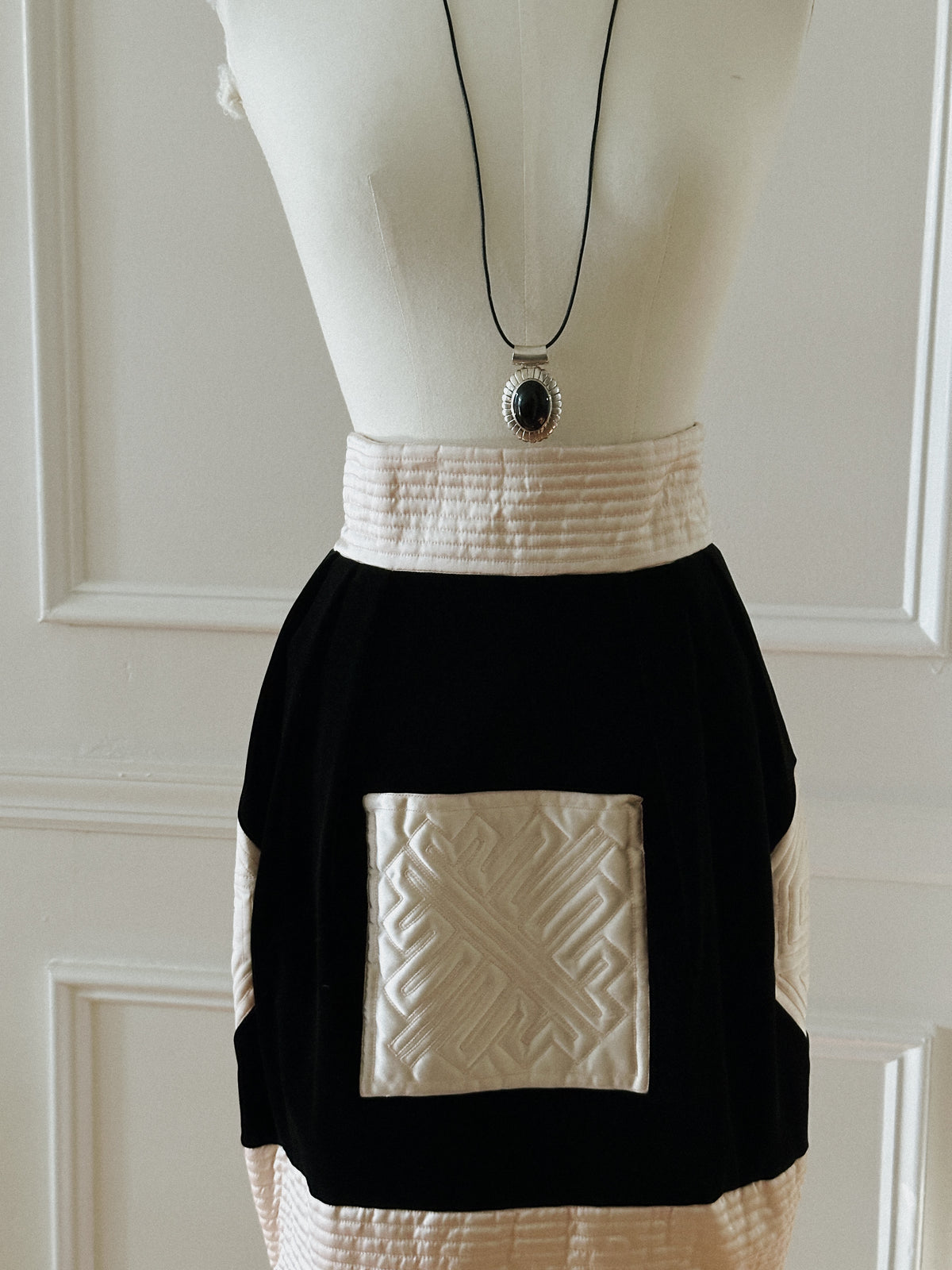Sterling Silver & Black Onyx Pendant Necklace