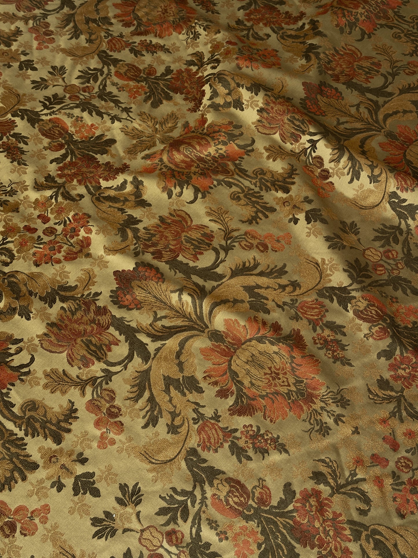 Floral Satin Jacquard