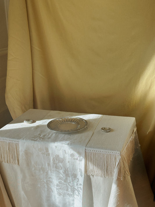 Silver plated Gallia dish by Christofle