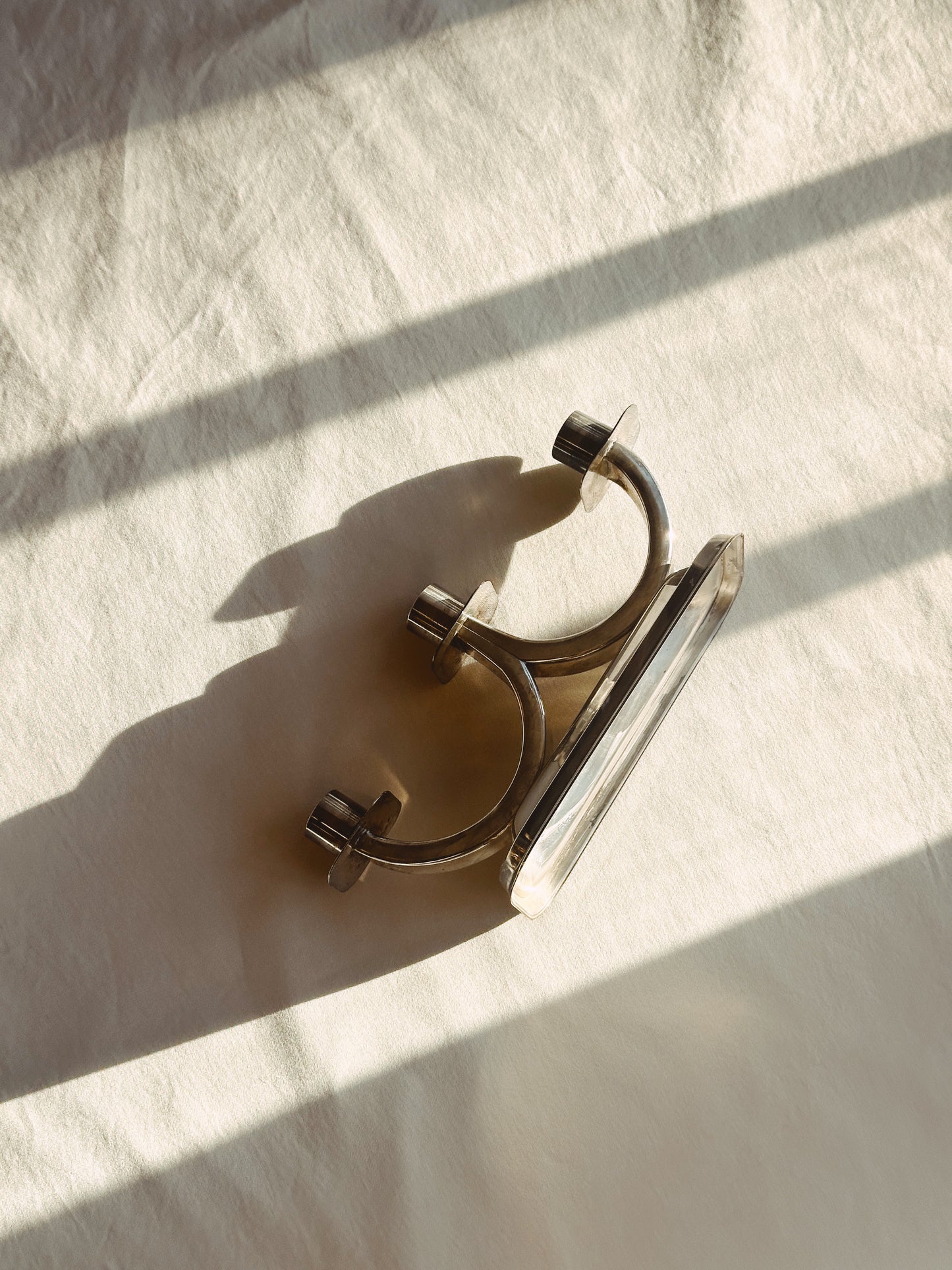 Mid-Century Silver Plated Candelabra 