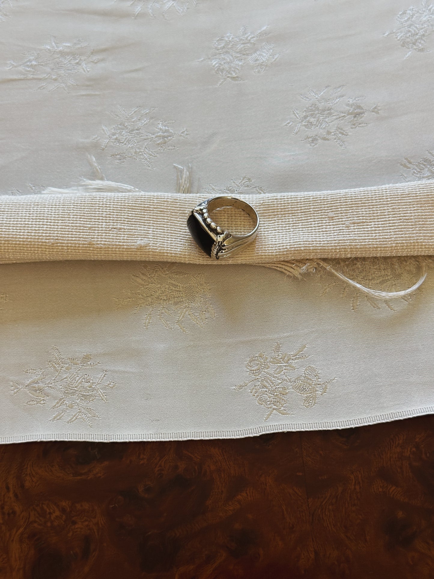 Sterling and Onyx Ring 