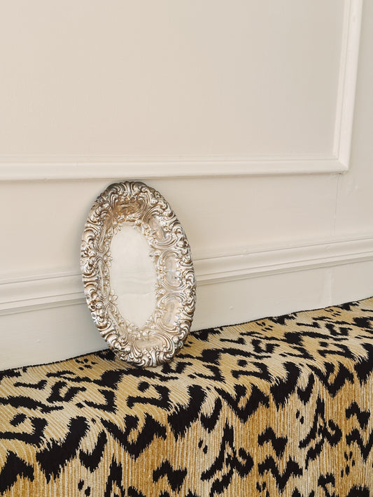 Silver Plated Oval Dish