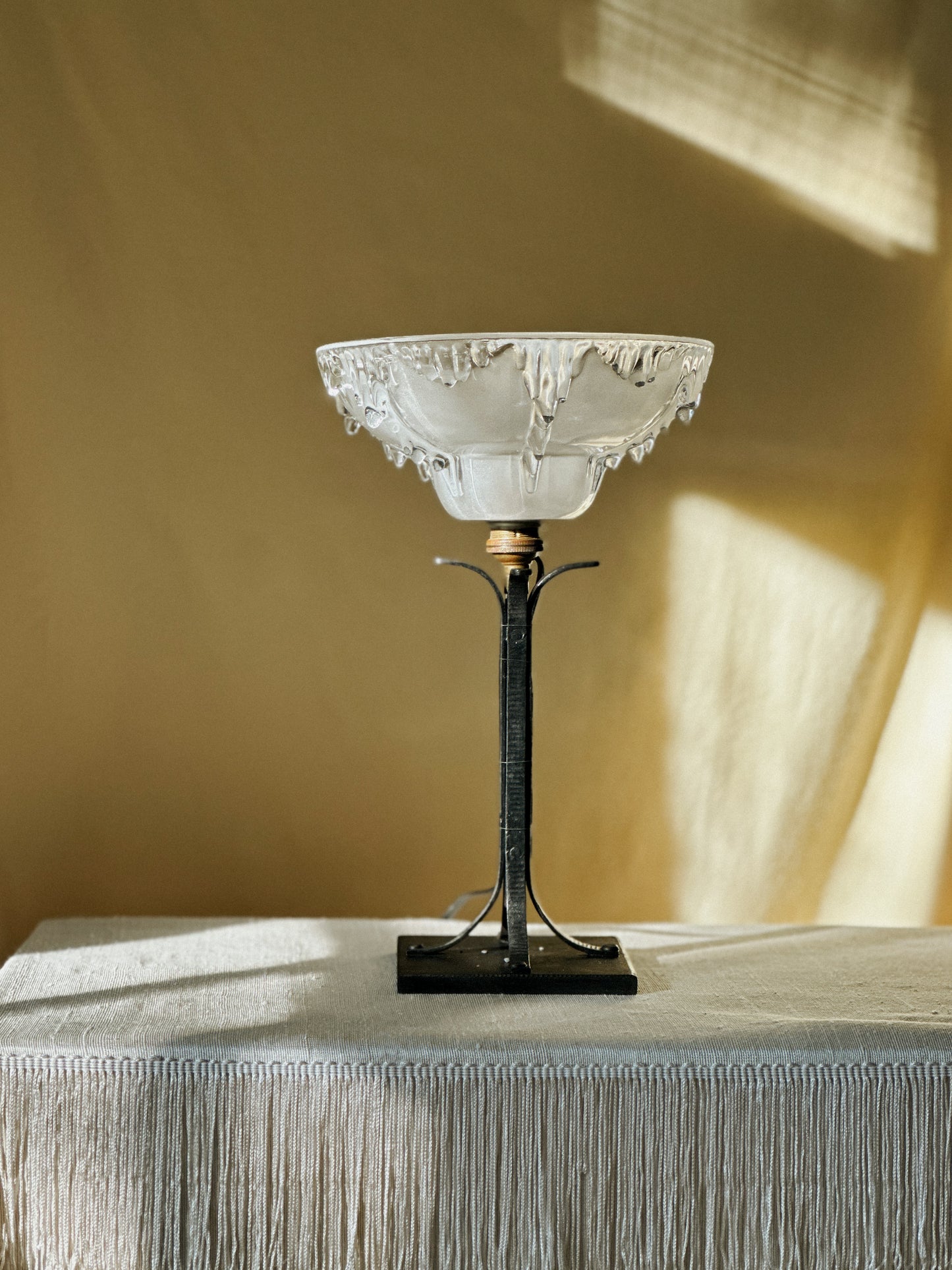 Vintage French Art Deco Table Lamp