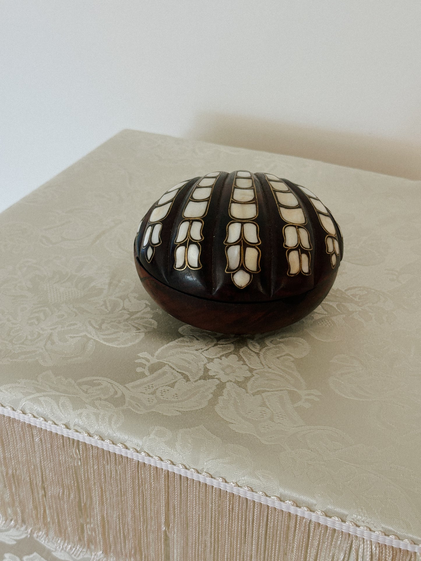 Mother of Pearl Inlay Shell Box