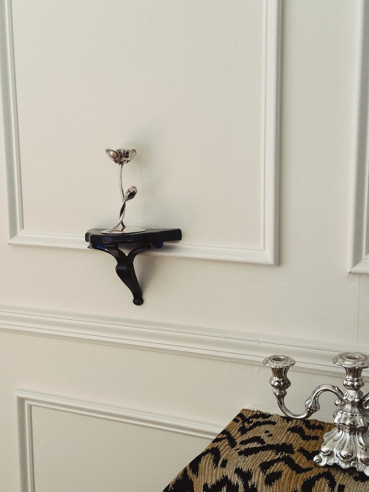 Christofle Candleholders, Pair