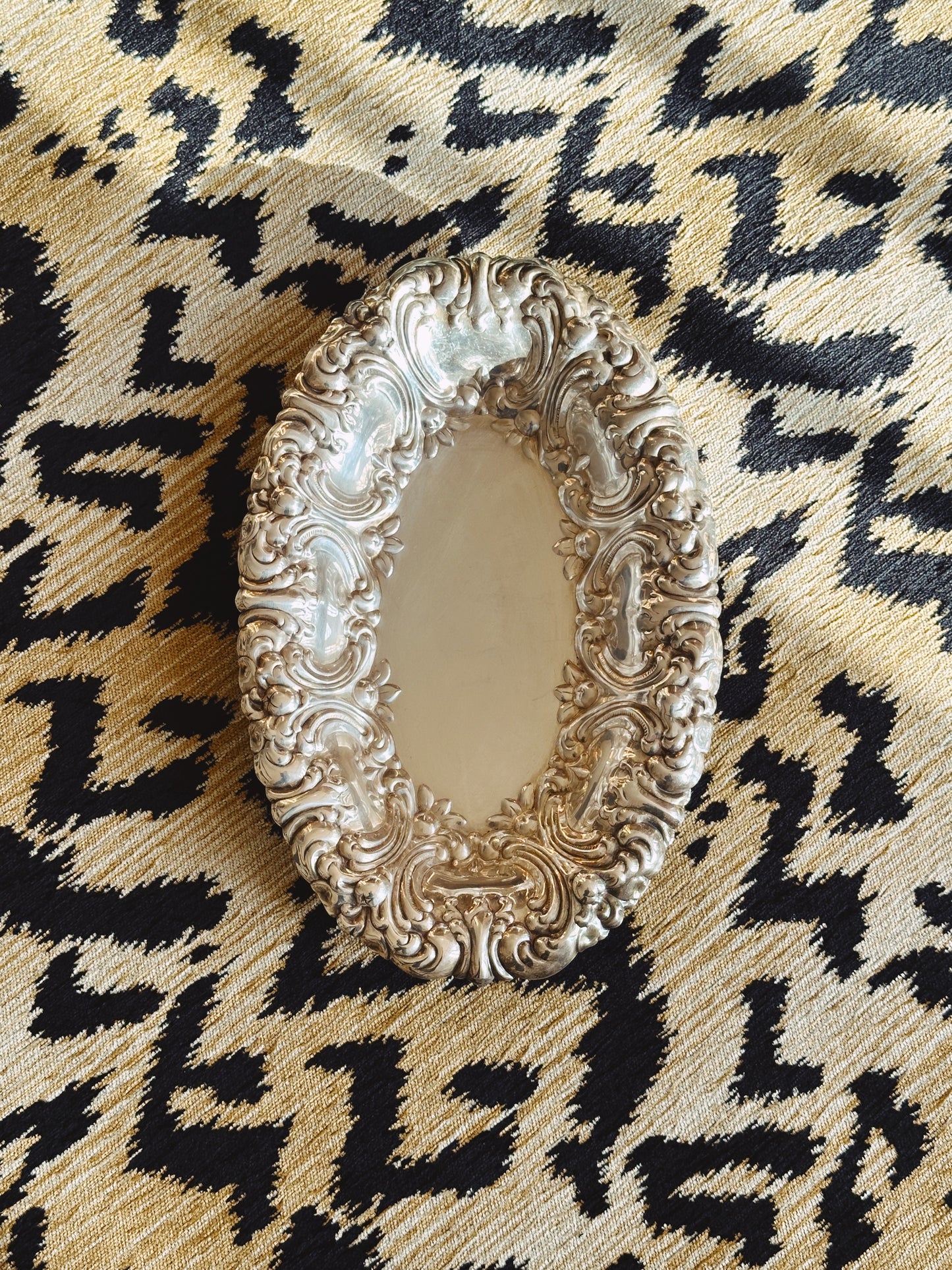 Silver Plated Oval Dish