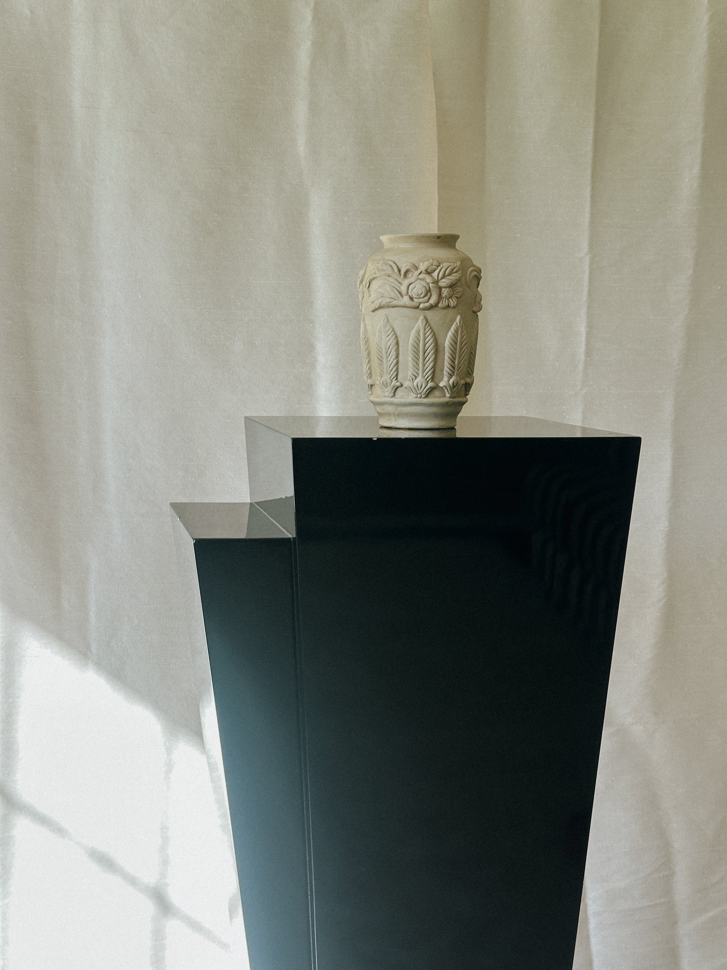 Black Lacquer Pedestal