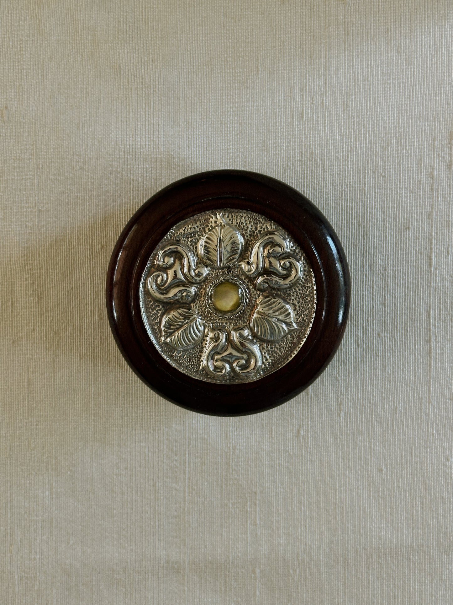 Mahogany, Sterling and Tiger’s Eye Vanity Box