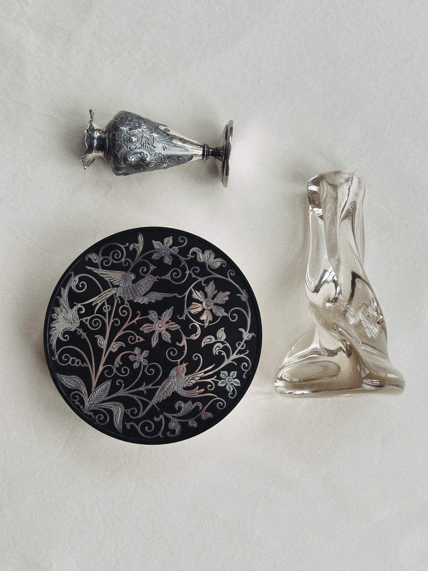 Silver Plated Inlay Box