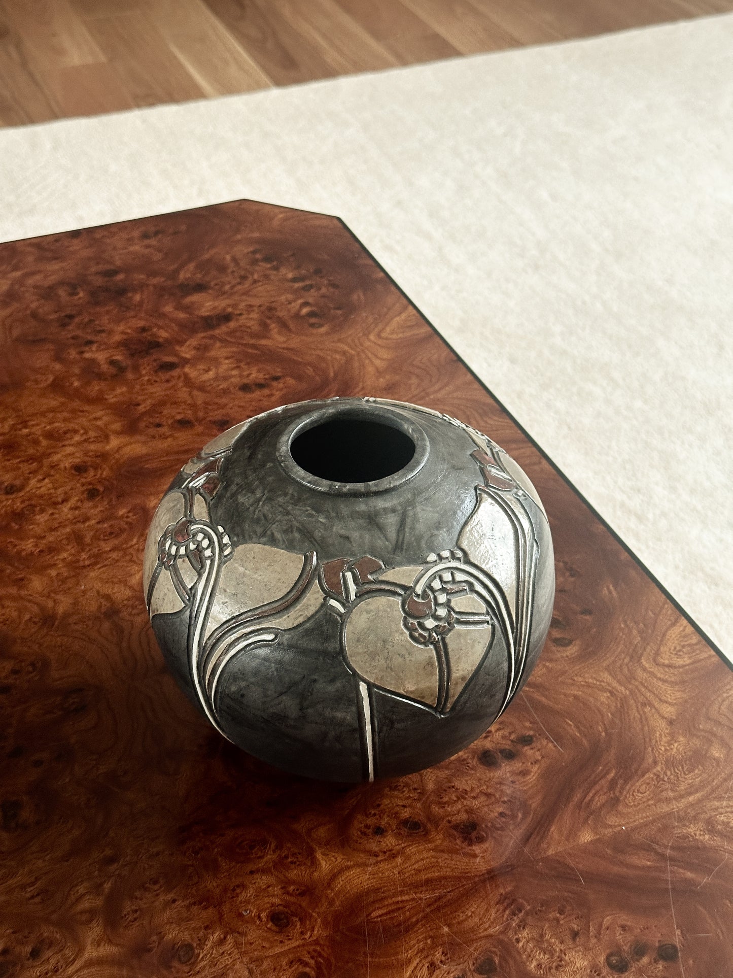 Art Nouveau Studio Pottery Vase 