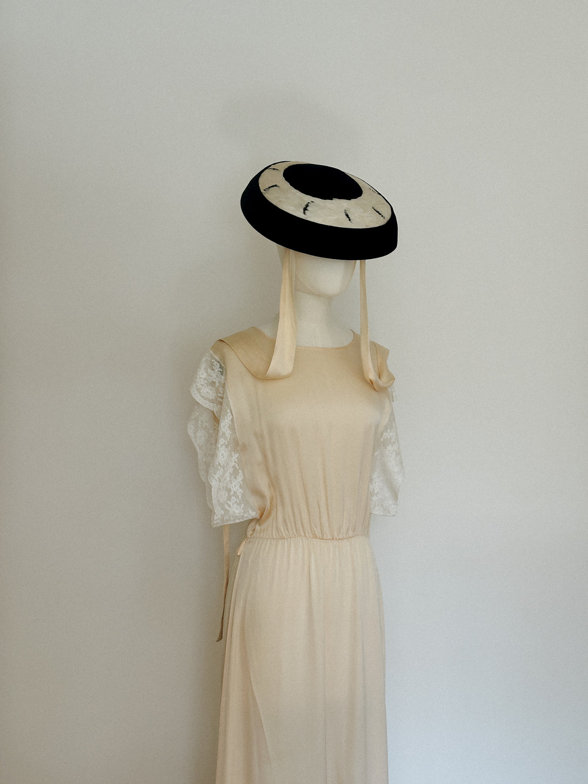 Velvet & Feather Hat