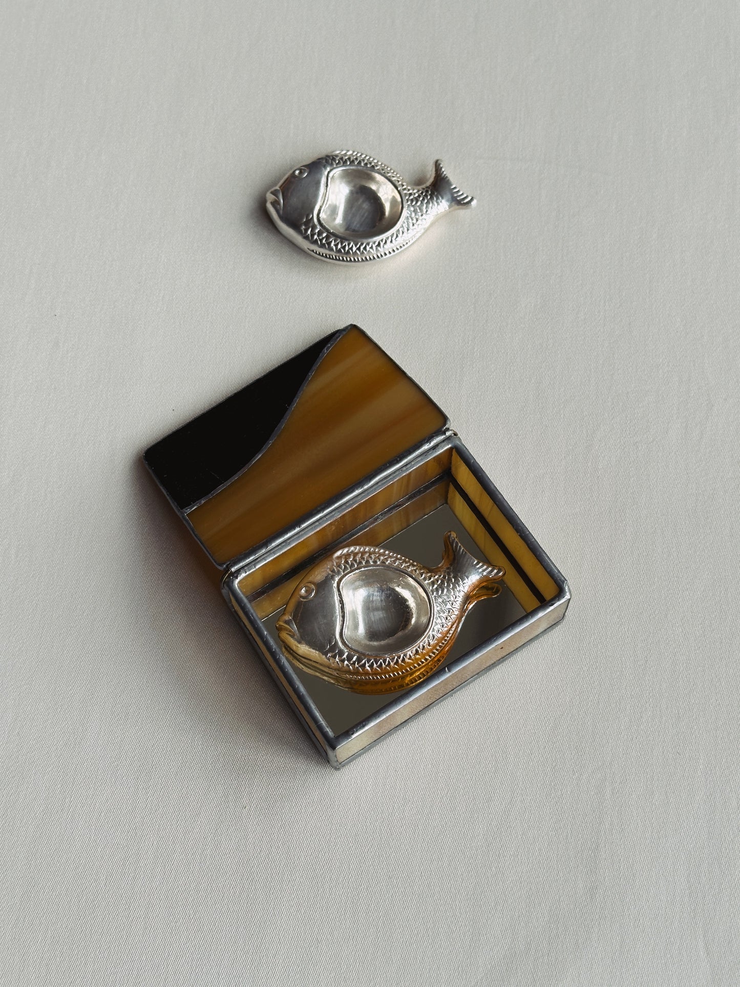 Stained Glass Jewelry Box 