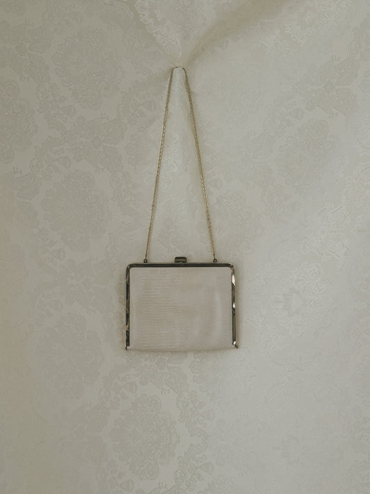 Ivory Reptile Purse