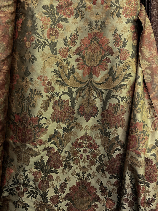 Floral Satin Jacquard