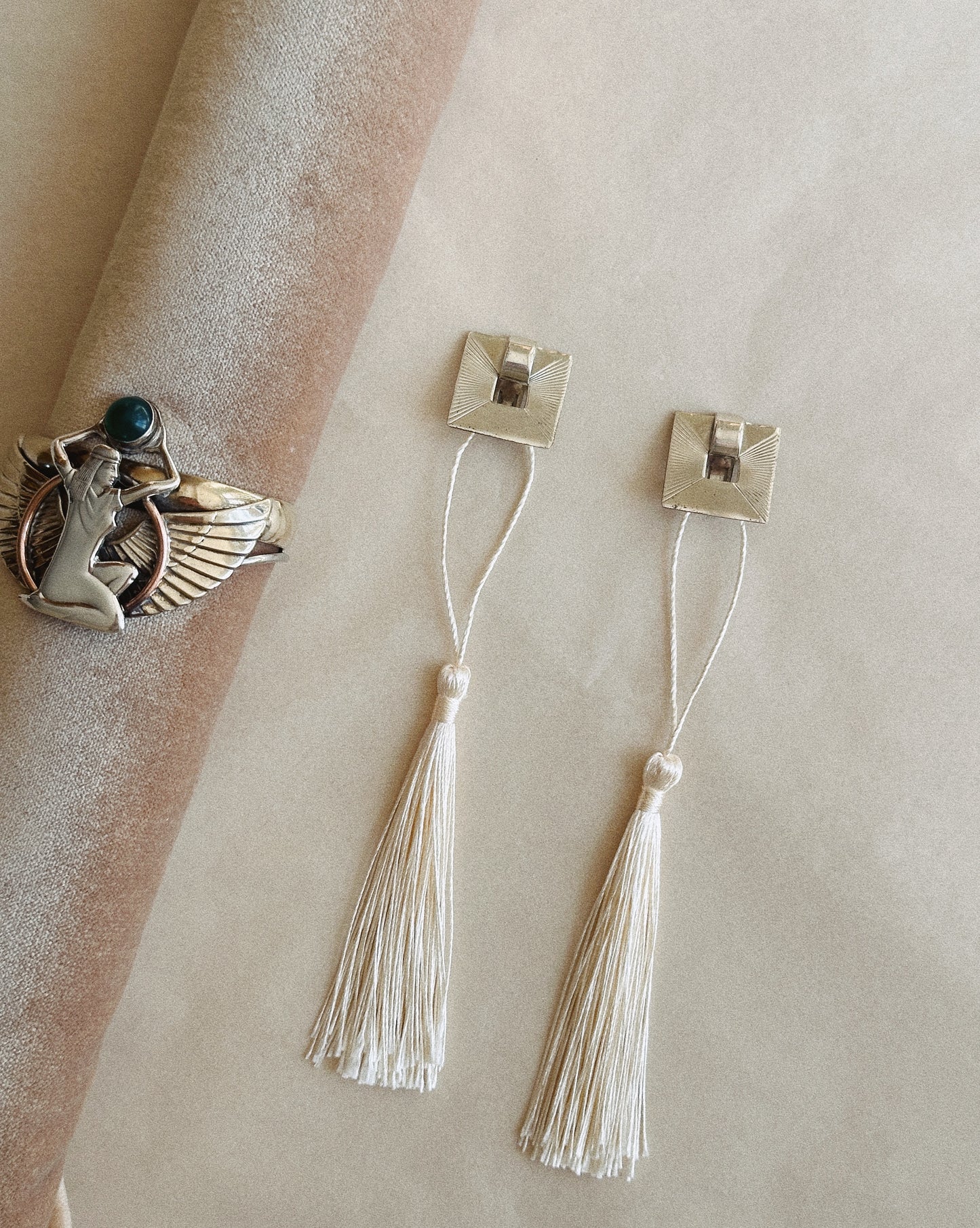 Egyptian Revival Cuff Bracelet