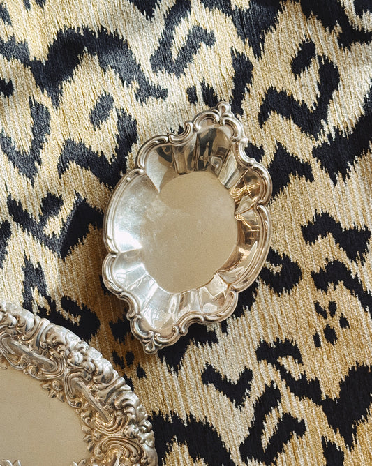 Scalloped Edge Silver Dish