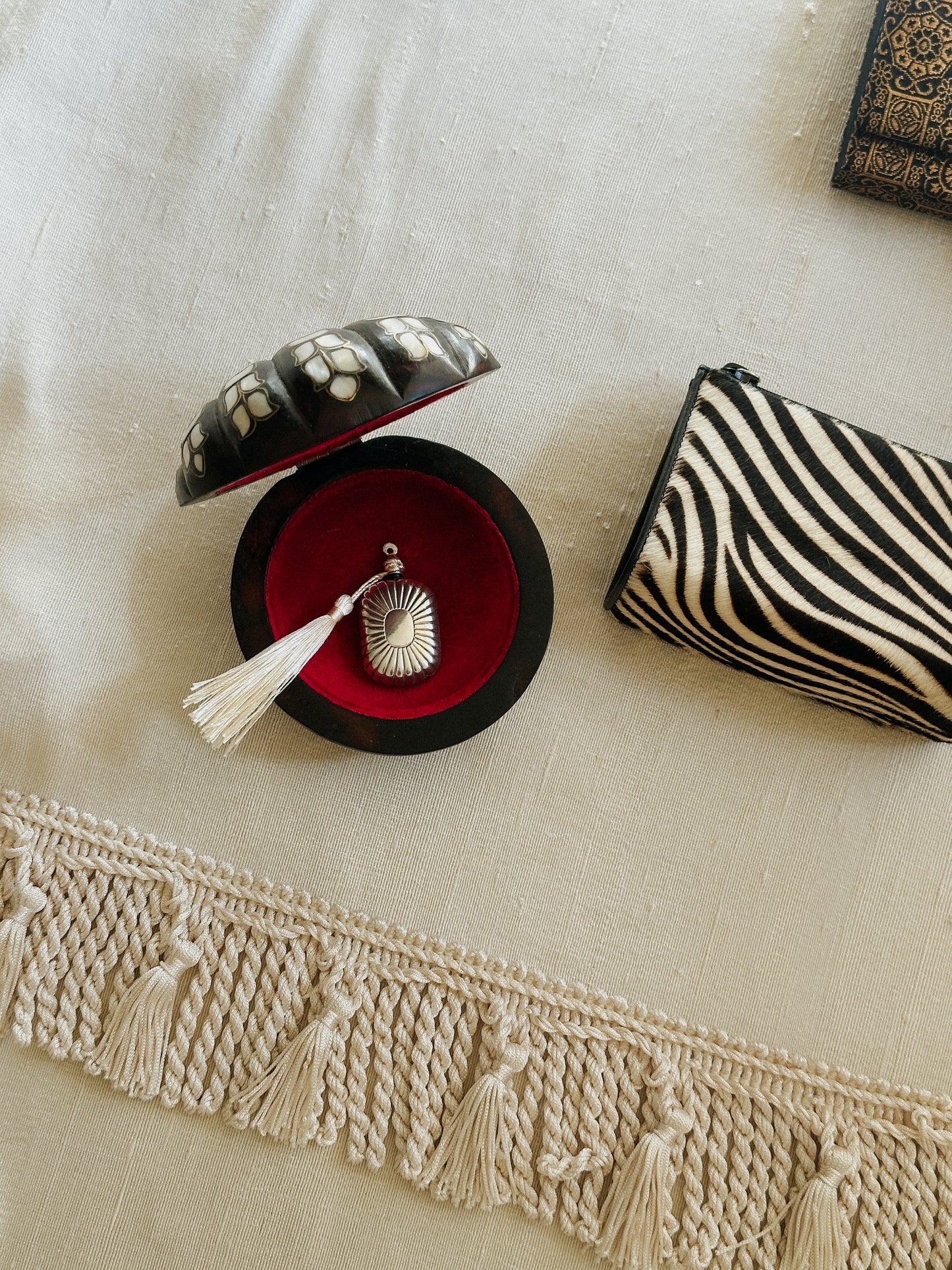 Mother of Pearl Inlay Shell Box