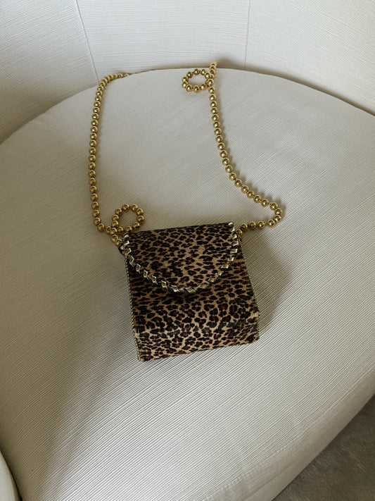 1990s Leopard Haircalf Bag
