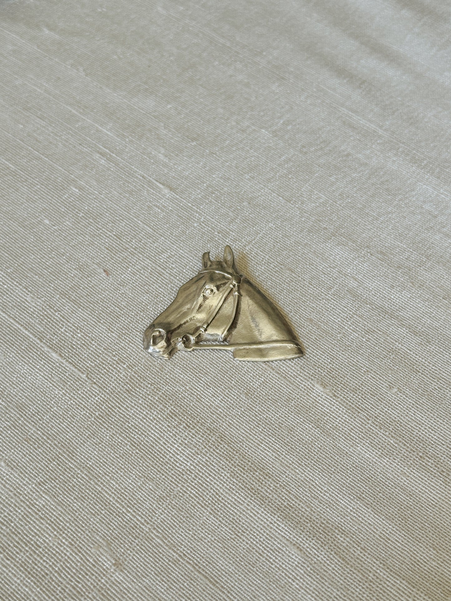 Sterling Silver Horse Head Brooch