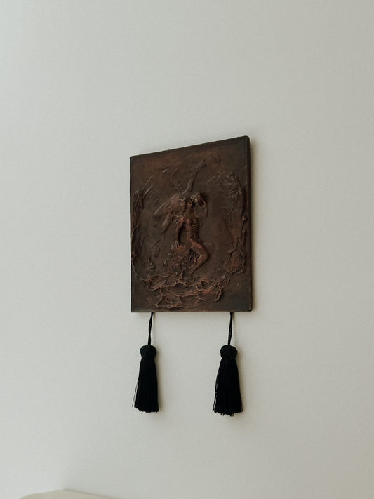 Composition Relief Wall Plaque