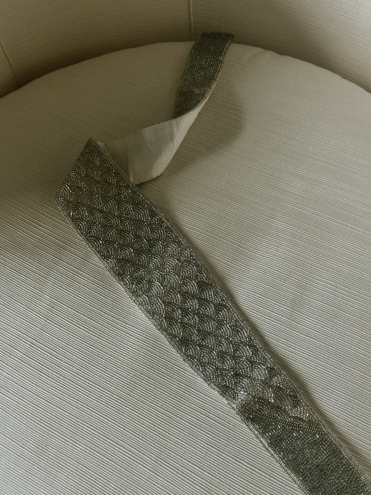 Beaded Cummerbund Belt 