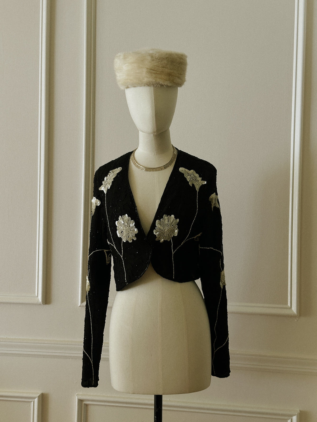 Beaded Silk Jacket 
