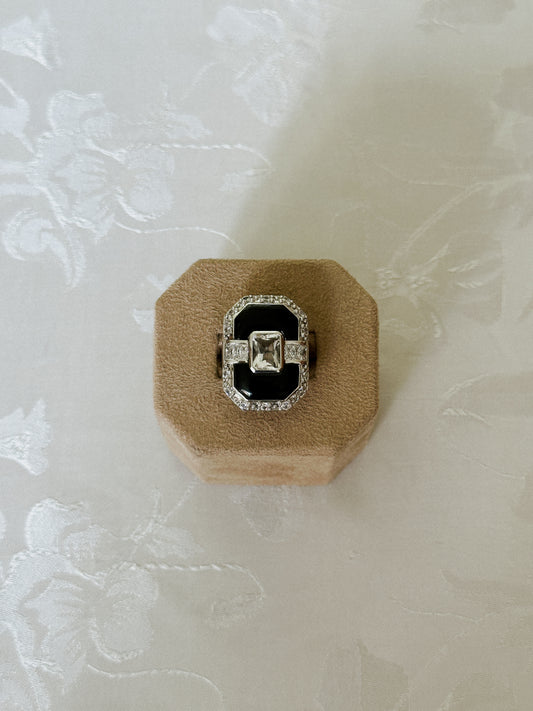 Art Deco Cocktail Ring
