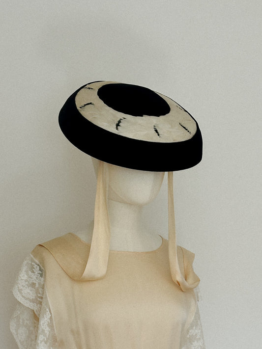 Velvet & Feather Hat