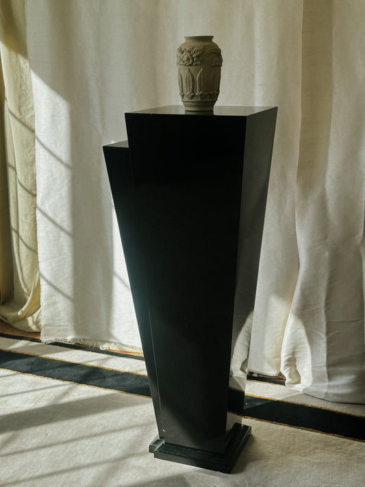 Black Lacquer Pedestal