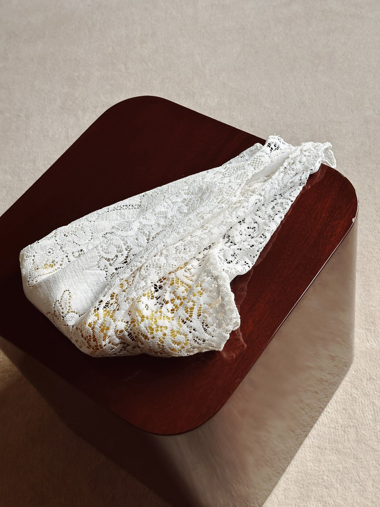 Upcycled Lace Market Bag