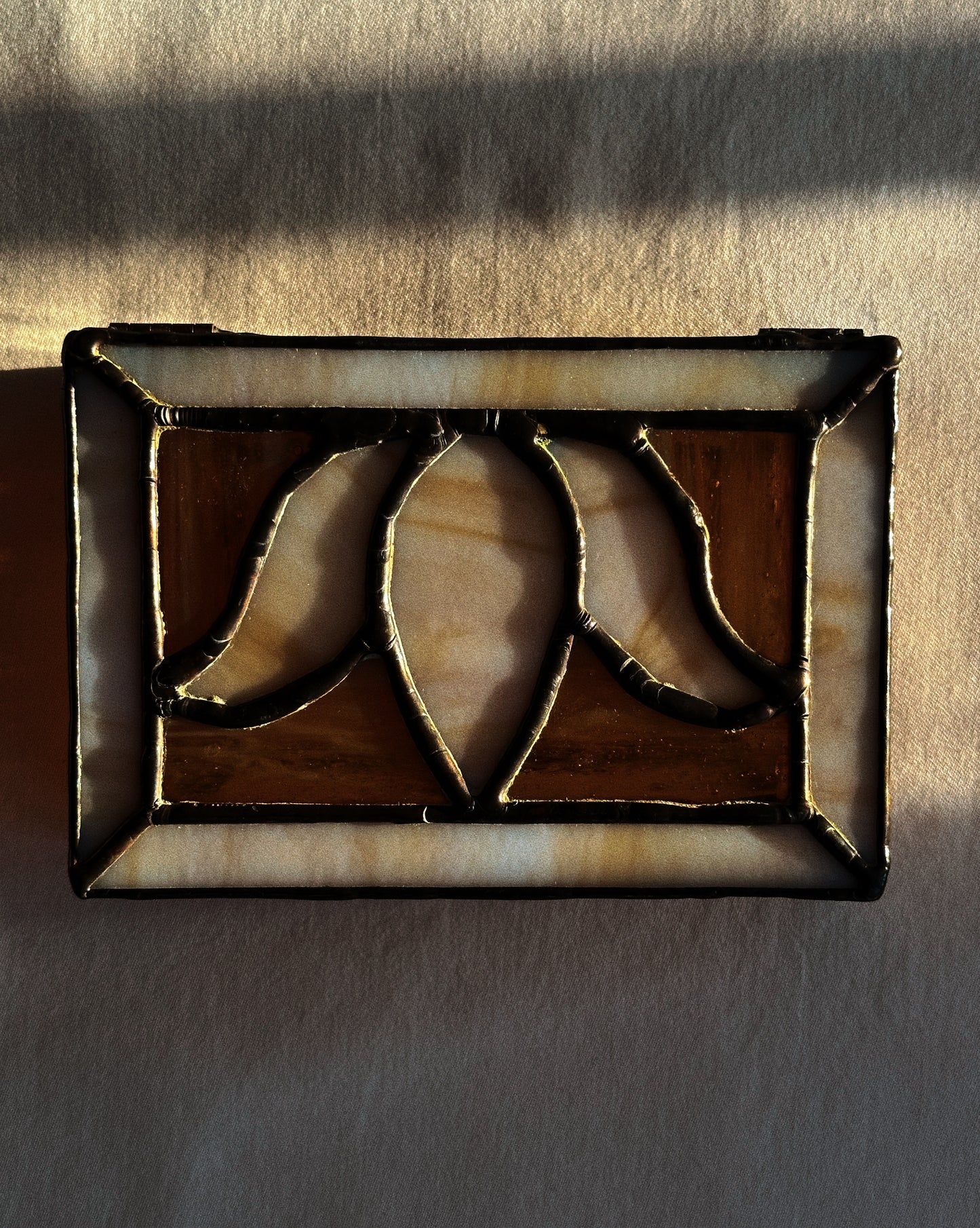 Stained Glass Jewelry Box