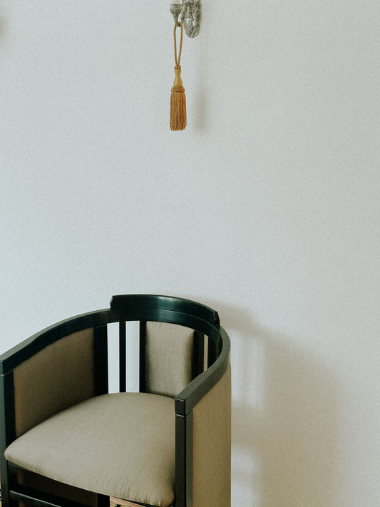 Deco Black Lacquer Chair