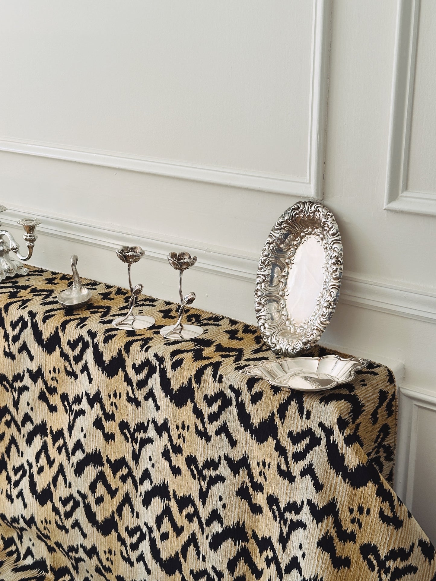 Christofle Candleholders, Pair