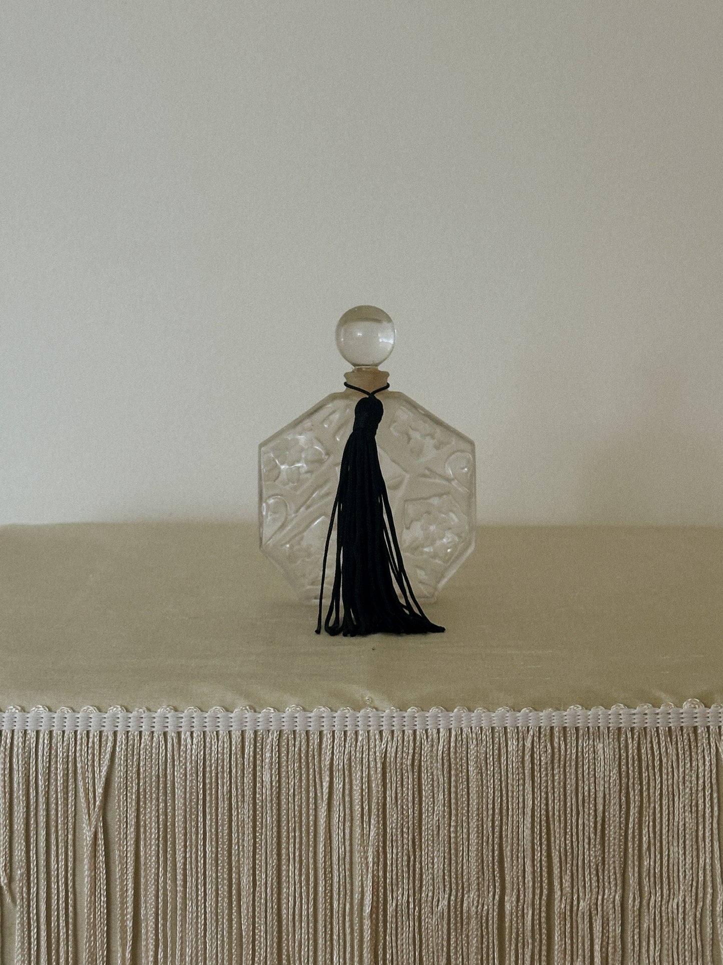 French Glass Scent Bottle 
