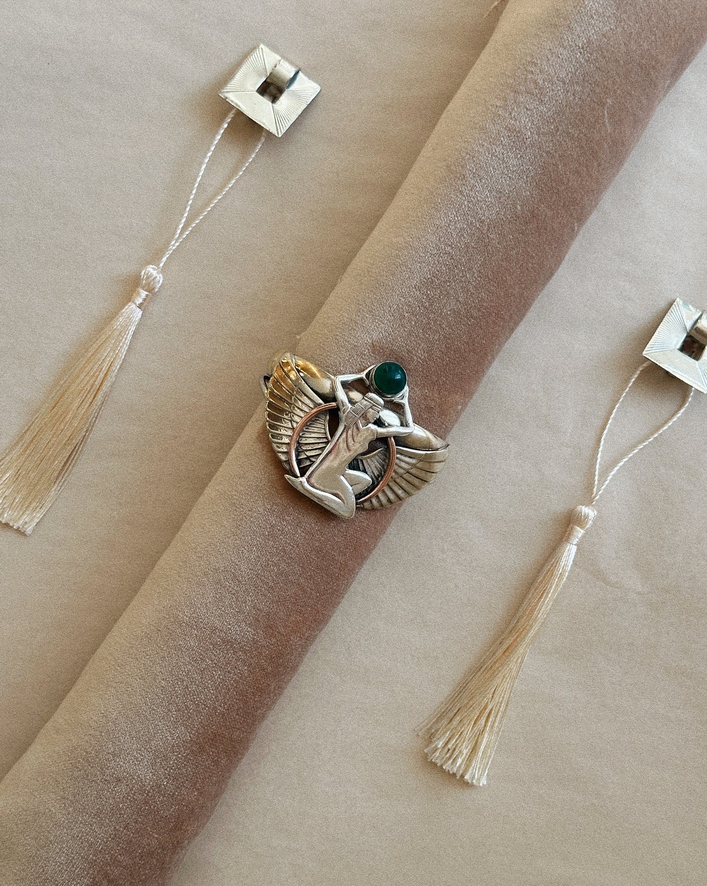 Egyptian Revival Cuff Bracelet