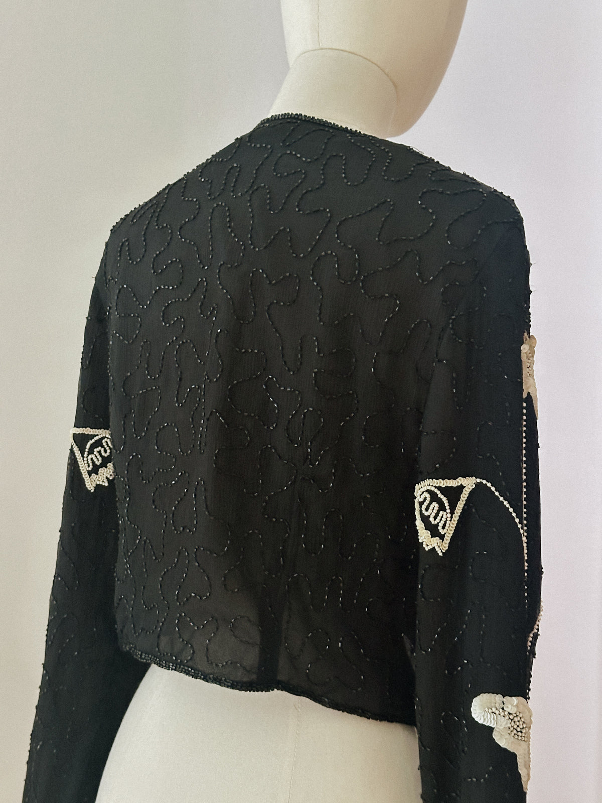 Beaded Silk Jacket 