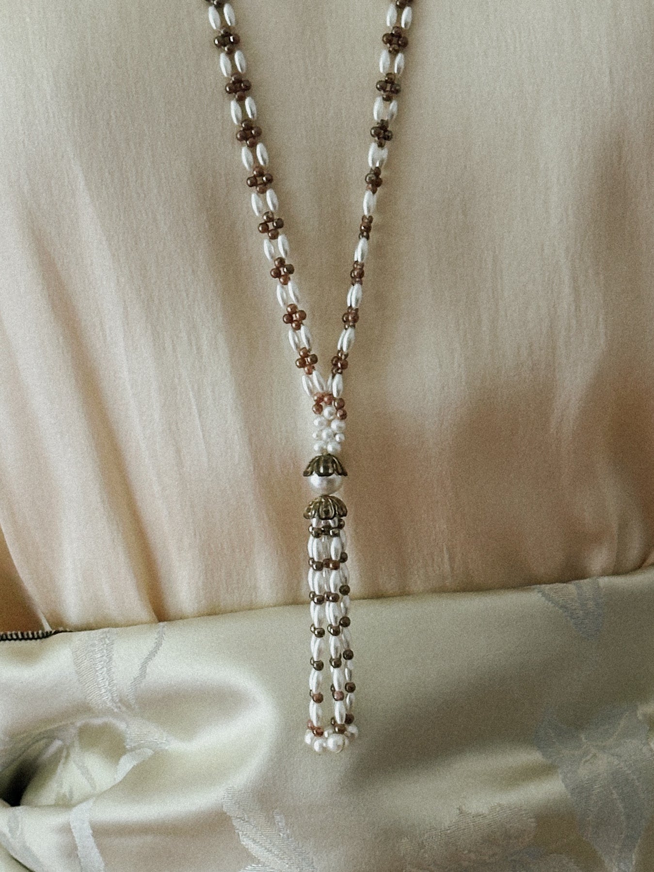 Beaded Tassel Necklace