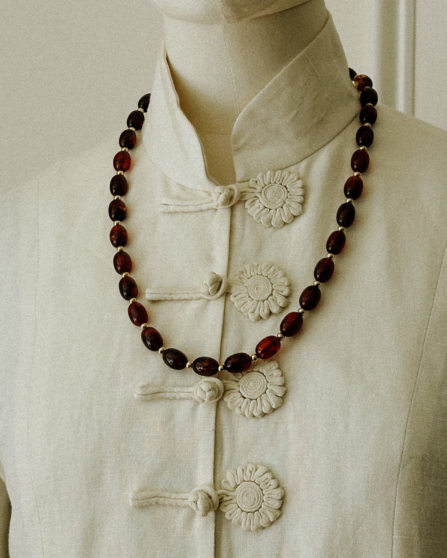 Linen Buttoned Jacket