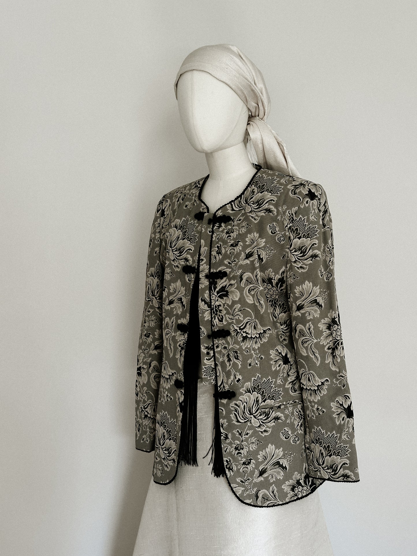 Mary McFadden Floral Jacket