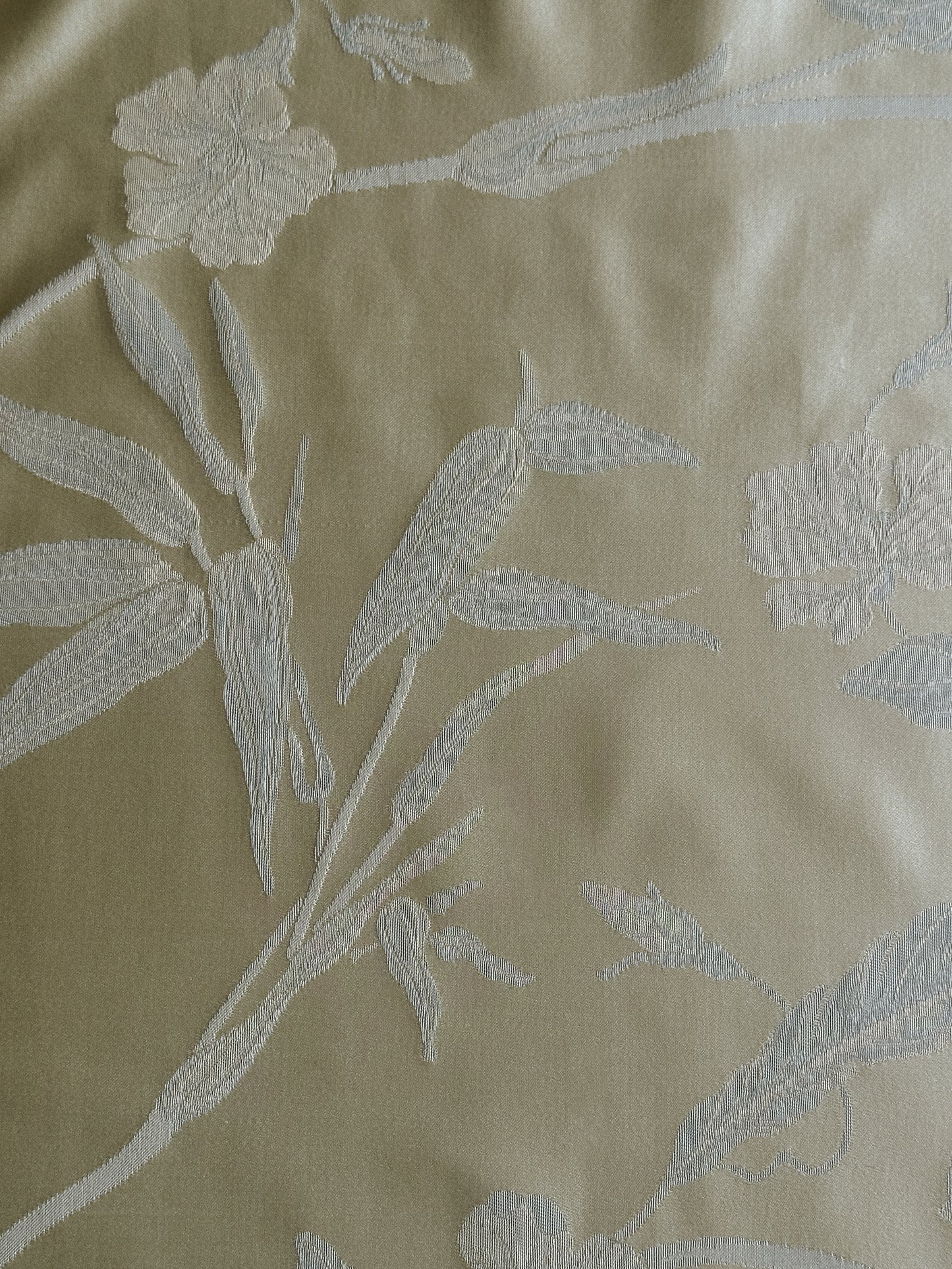 Italian Satin Brocade Fabric