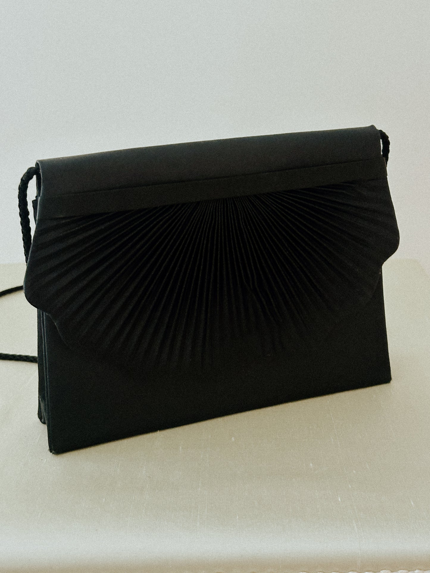 Black Satin Purse
