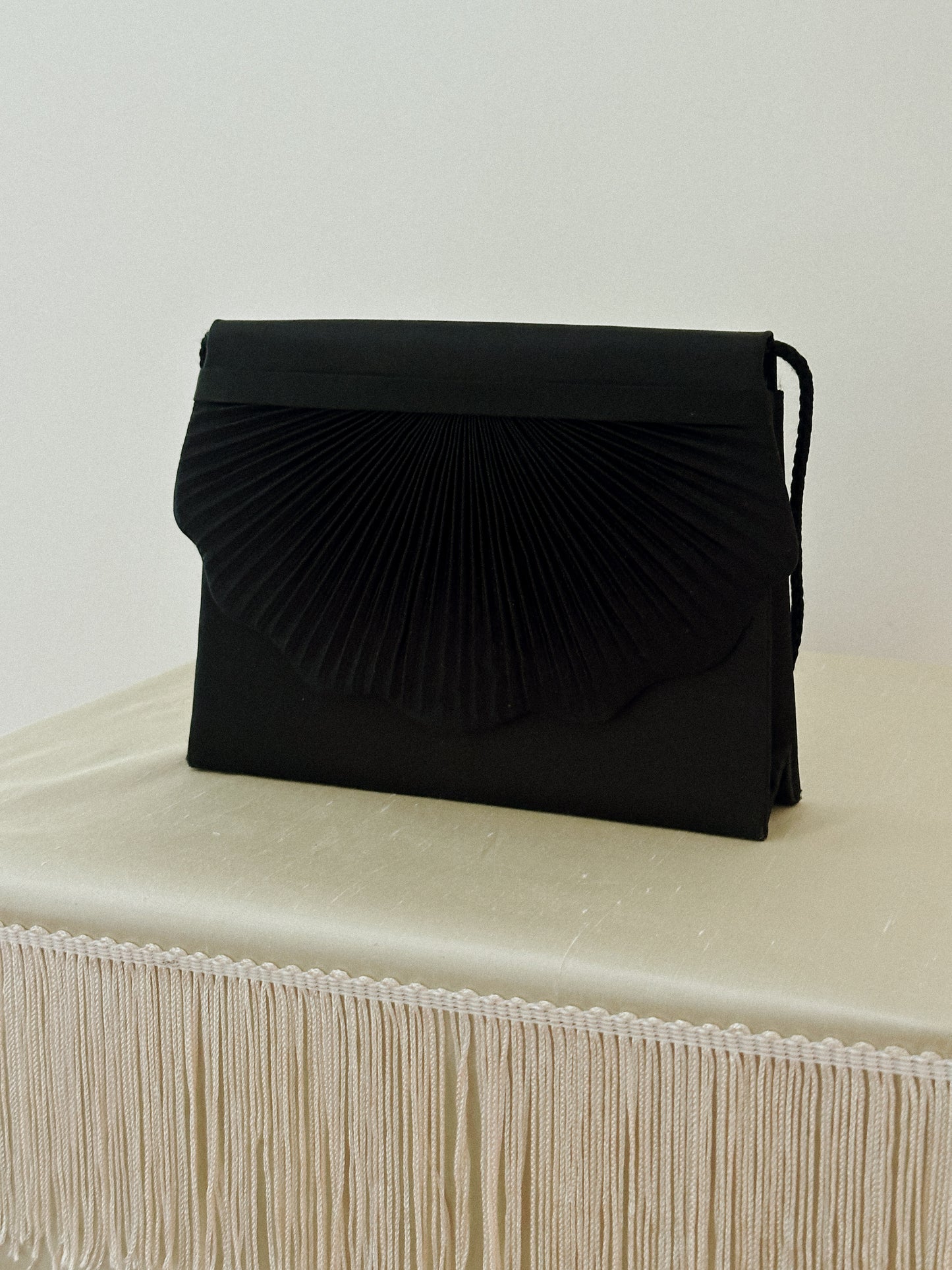 Black Satin Purse
