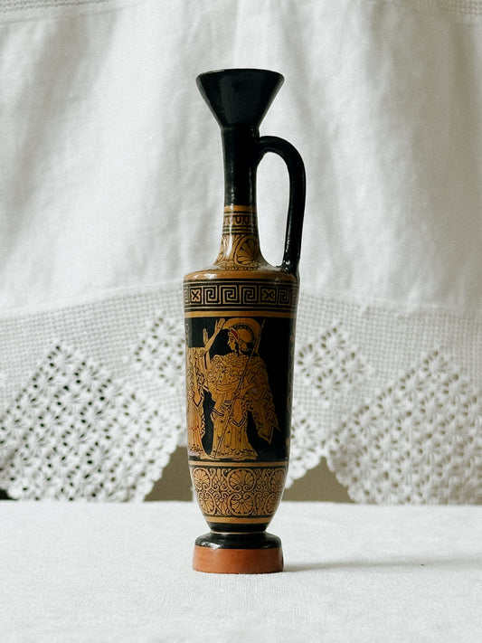 Hand Painted Lekythos Vessel