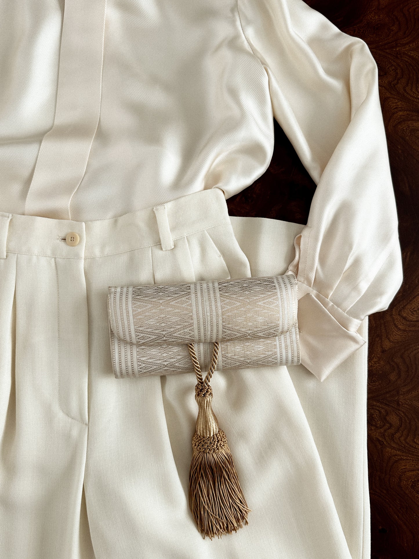 Thai Silk Envelope Clutch 