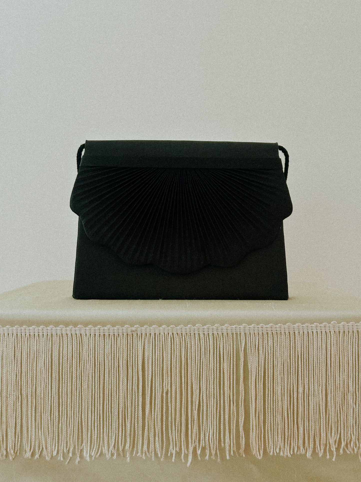 Black Satin Purse